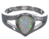 Genuine Sterling Silver And Opal Ring Size 7-3/4 WX38604
